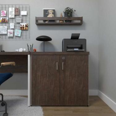 Imagem de Armário Baixo com 2 Portas para Escritório / Home Office - KitCubos, B