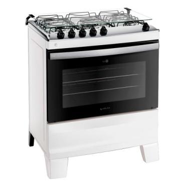 Imagem de Fogão Agile Up 5 Bocas Automático Mesa de Inox Tripla Chama Forno 86,5