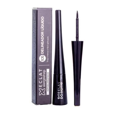 Imagem de Delineador Líquido Preto Eclat Hipoalergênico Alergoshop