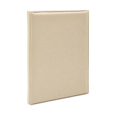 Imagem de Álbum de fotos Ical, encadernação tradicional, para 40 fotos 15x21cm - linha Momentos - capa almofadada - modelo bege bolinhas - 462