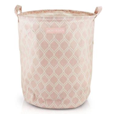 Imagem de Cesto Para Roupa Suja/ Brinquedos Tecido (g) - Linha Loft Pink