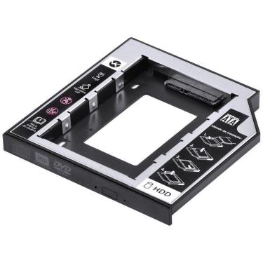 Imagem de Adaptador Caddy Para Hd Ou Ssd Gaveta Dvd Notebook Sata