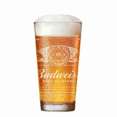 Imagem de Ruvolo, Copo Budweiser, Copo de Vidro para Cerveja, 415ml