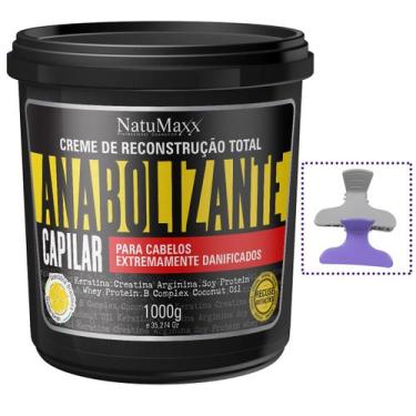 Imagem de Máscara Capilar Anabolizante Fortificante 1kg + Brindes - Natumaxx