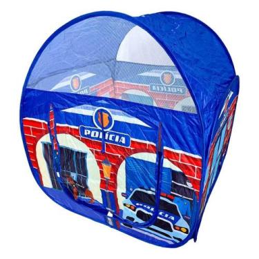 Imagem de Barraca Infantil Polícia Grande Dobrável + 50 Bolinhas - Pensou Compro