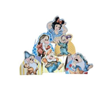 Imagem de Forminhas para Doces Tema Branca De Neve — Decoração de Festa Infantil, Lembrancinha, Mesa de Doces Personalizada — Kit com 50 unidades
