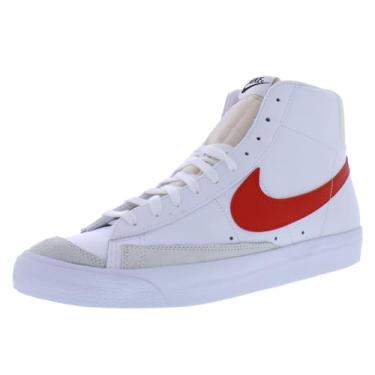 Imagem de Nike Blazer masculino Mid '77 Tênis masculino, Leite de coco vermelho picante branco, 46