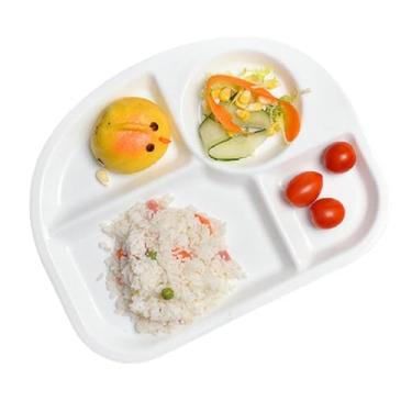 Imagem de Placa divisória retangular criativa binaural para café da manhã placa de cerâmica - borda de arco