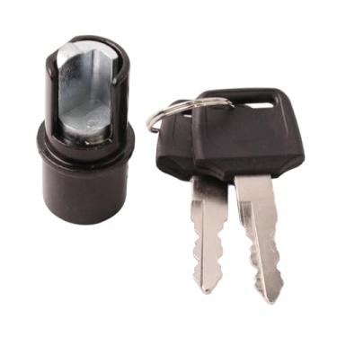 Imagem de Generic Fechadura para cilindro de trava de caçamba de caminhão, 2 chaves, fechaduras para caixa de ferramentas de caminhão com chaves, portátil para caçamba