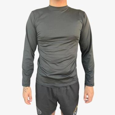 Imagem de Blusa UV adulto cinza para moto boy delivery praia- p ao gg - piccolo,