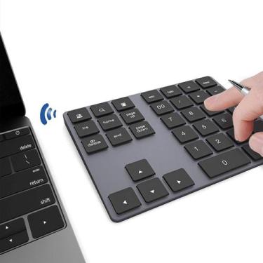 Imagem de Teclado numérico Bluetooth JOYEKY 34 teclas USB-C recarregável