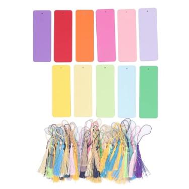 Imagem de GLOGLOW 120 Marcadores de Cartolina Em Branco Coloridos, Marcas de Cartolina de Colorido para Projetos de Artesanato DIY Tags de Papel Decorativo Papel Decorativo