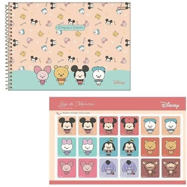 Imagem de CADERNO ESPIRAL 275X200MM CD CART 80FLS DISNEY YULULUN