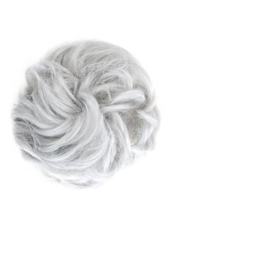 Imagem de Mulheres Bun Scrunchies 1 pçs ao redor no cabelo rabo de cavalo rosquinha coque acessórios de cabelo para mulheres sintético bagunçado cacheado ondulado chignon com envoltório de elástico Pão (Color