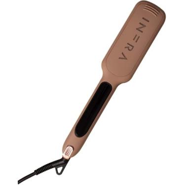 Imagem de INFRA Chapas de cerâmica iônica - alisador de cabelo infravermelho de 5 cm - Melhor para todos os tipos de cabelo - Alisador profissional 2 em 1 para cabelos lisos, ondulados e encaracolados - Veludo