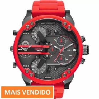 Imagem de Relógio Diesel Masculino Dz7370 Vermelho c/ Card, Manual, NotaF