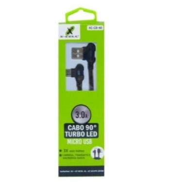 Imagem de Cabo De Celular Usb A- Macho X Micro Usb De Nylon Usb Turbo - A.R Vari