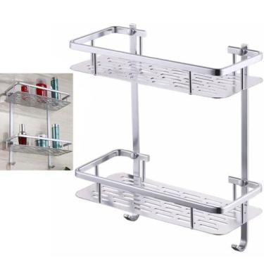 Imagem de Porta Shampoo Condicionador Sabonete Organizador Aluminio Box Resisten