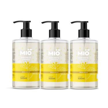 Imagem de Kit 3 Sabonete Líquido Mió Mãos e Corpo Erva Doce 500ml