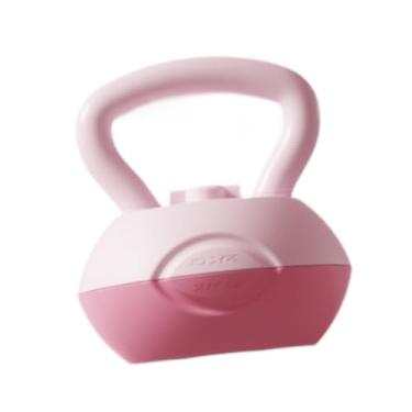 Imagem de predolo Kettlebell com água, equipamento de fitness, treinamento de força, academia em casa, peso ajustável de 2 a 4 kg, Rosa