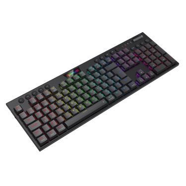 Imagem de Teclado Redragon Horus Pro K618RGB-Pro Switch Red Sem Fio