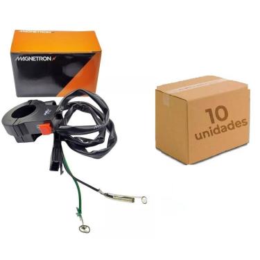 Imagem de Interruptor Partida Honda Cg 150 Fan Titan Esi 2004 Ate 2013 Kit Com 10 Peças Magnetron