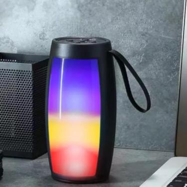 Imagem de Caixa de Som via Bluetooth Portátil 5W LED RGB bateria interna de 800mAh