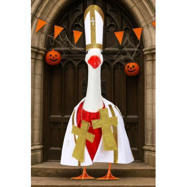 Imagem de Goose Outfits Abbylike Halloween Porch Yard Cement 23"