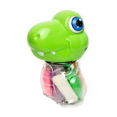 Imagem de Kit Massinha de Modelar Base Amido Dino 12 Cores + 5 Moldes - Leo&Leo