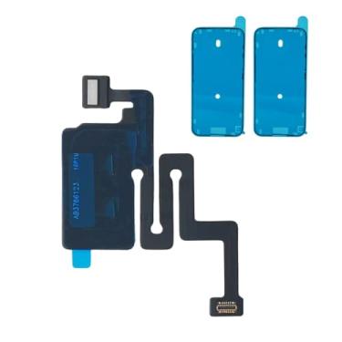 Imagem de MEEFIX Cabo flexível de sensor de proximidade com adesivo de vedação de tela para iPhone 16 Plus – Kit de reparo compatível com ID facial para A3291 A3082 A3289 A3290