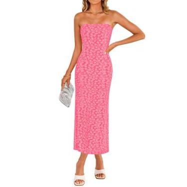 Imagem de Vestido ZESICA 2025 Summer Boho Floral Bodycon Off Shoulder