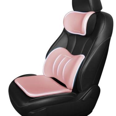Imagem de Almofada de assento de carro GEEYONTEK Memory Foam com travesseiro de 