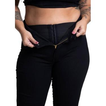 Imagem de Calça Sarja Sawary Plus Size Super Lipo - 265870, Preto, 48