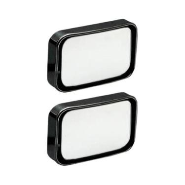 Imagem de Espelho Convexo De Ângulo Amplo 2 Peças Autoadesivo Para Ponto Cego Es