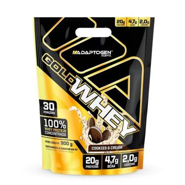 Imagem de Gold Whey - 900g Refil Cookies e Cream - Adaptogen-Masculino
