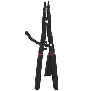 Imagem de Luqeeg Conjunto de alicates de anel de pressão, conjunto de ferramentas de alicate universal de 40,6 cm, ferramenta de remoção de clipe C de retenção com pontas de substituição para removedor de anel