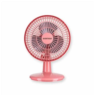 Imagem de Ventilador Mini 20cm Ventimais Turbo 2 Vel Rosa/Prata 220v