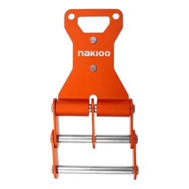 Imagem de Whtkoph Fivela de liberação rápida para cinto de ferramentas, em liga de alumínio, ideal para carpinteiros. Versátil, e com encaixe universal, Laranja