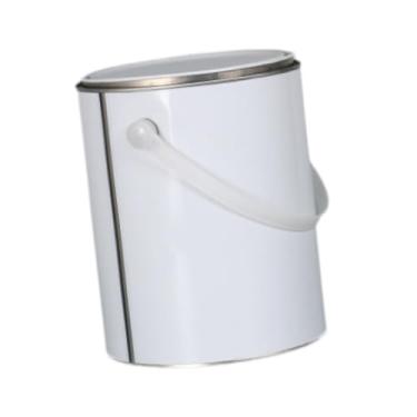 Imagem de Fenteer Lata de tinta com tampa, lata de metal para tintas, recipiente para tintas para projetos de bricolagem e adesivos, 4l