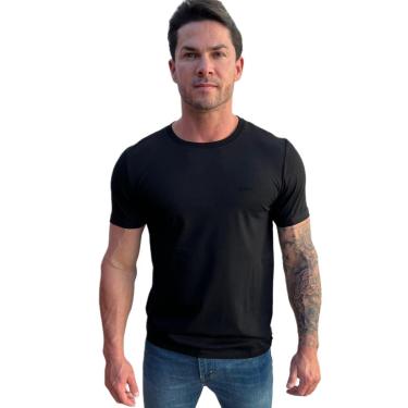 Imagem de Camiseta Pima Adonis Black Bordado-Masculino
