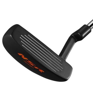 Imagem de PGM Kids Junior Putter Golf Club Destro, Putter macio com linha de alinhamento para idades 8-12, preto laranja JRTUG006