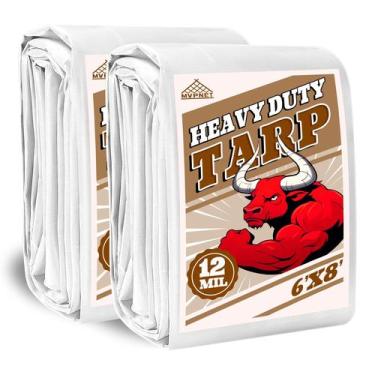 Imagem de Tarp MVPNET 183 x 244 cm Heavy Duty 12 mil à prova d'água, pacote com 