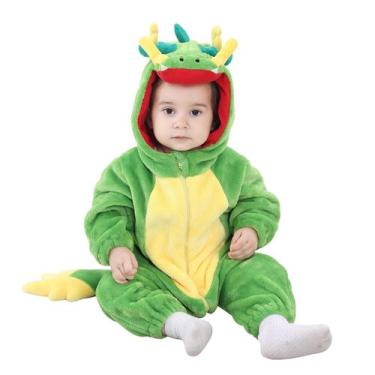 Imagem de Macacão à fantasia TONWHAR unissex - Baby Dragon de 3 a 6 meses