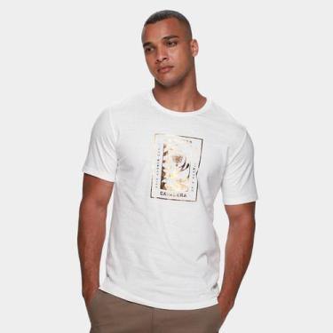 Imagem de Camiseta Cavalera Indie Eagle Card Masculina, Off white, G