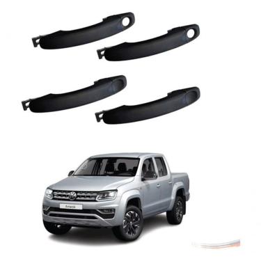 Imagem de Kit Completo 4 Maçanetas Externas C/ Furo Amarok Após 2010 [f103]