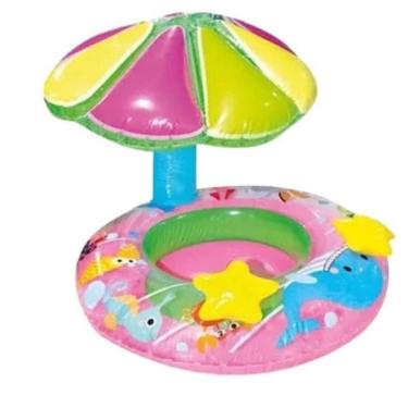 Imagem de Boia Assento C- Cobertura E Fralda Inflável 70cm - Wellmix