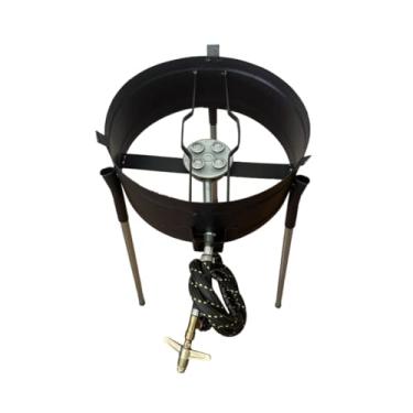 Imagem de Fogareiro Alta Pressão A Gás Ótimo P/Disco De Arado E Tacho - Fogareiro Industrial para Churrasco, Feijoada e Culinária em Disco, Prático e Rápido