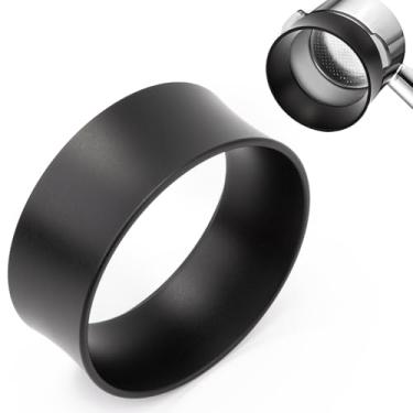 Imagem de Chewtoyo Anel dosador de café expresso 58 mm, funil de dosagem, compatível com filtro portátil de 58 mm, anel dosador de café de alumínio anodizado