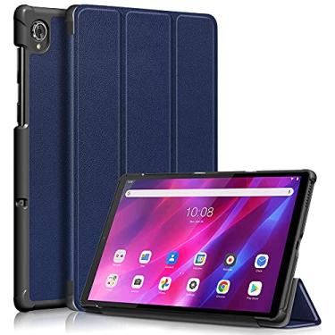 Imagem de Gylint Capa para tablet Lenovo Tab K10 2021, capa dobrável ultrafina de couro PU com suporte para Lenovo Tab K10 2021 TB-X6C6/M10 Plus (2ª geração) TB-X606F TB-X606X de 10,3 polegadas