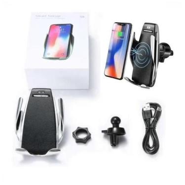 Imagem de Suporte Carregador Veicular Indução Braço Ajuste Automatico - S5